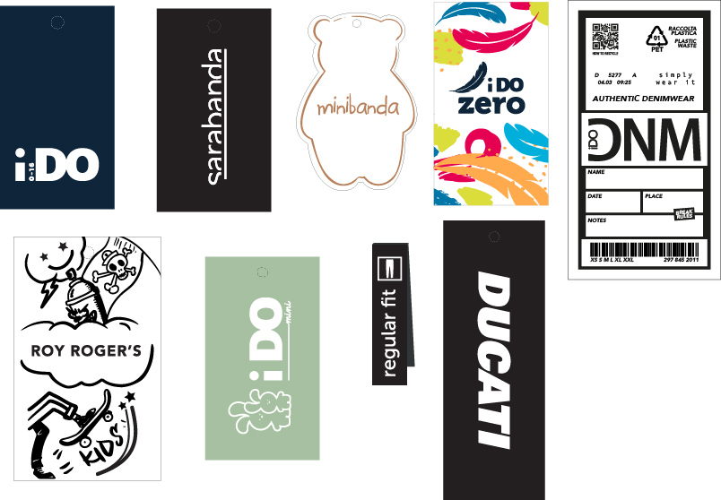 CARTELLINI, ETICHETTE
PAPER HANG TAGS AND LABEL
 
